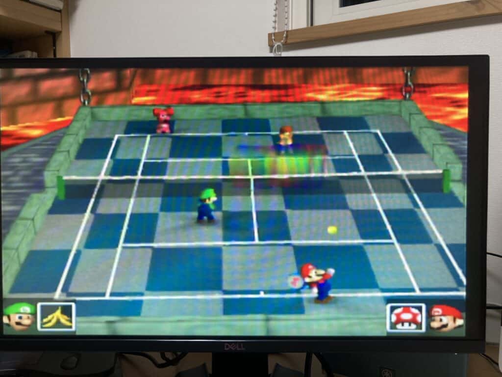 Nintendo64マリオテニス64クッパ城