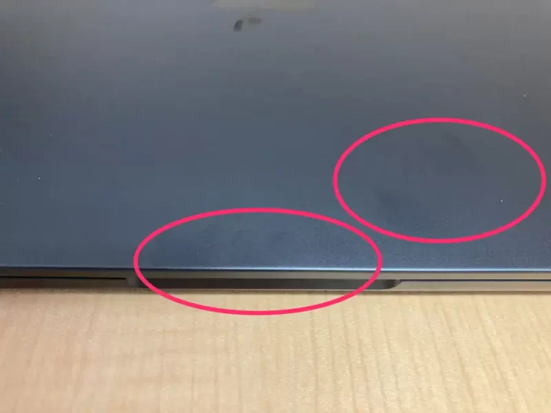 M2 MacBookAirミッドナイト指紋